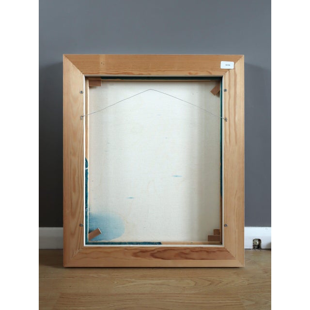 Mid-Century Modern 'Chromatic Constellation' Vintage Swedish Original Abstract Oil Painting, Framed For Sale - Image 13 of 13