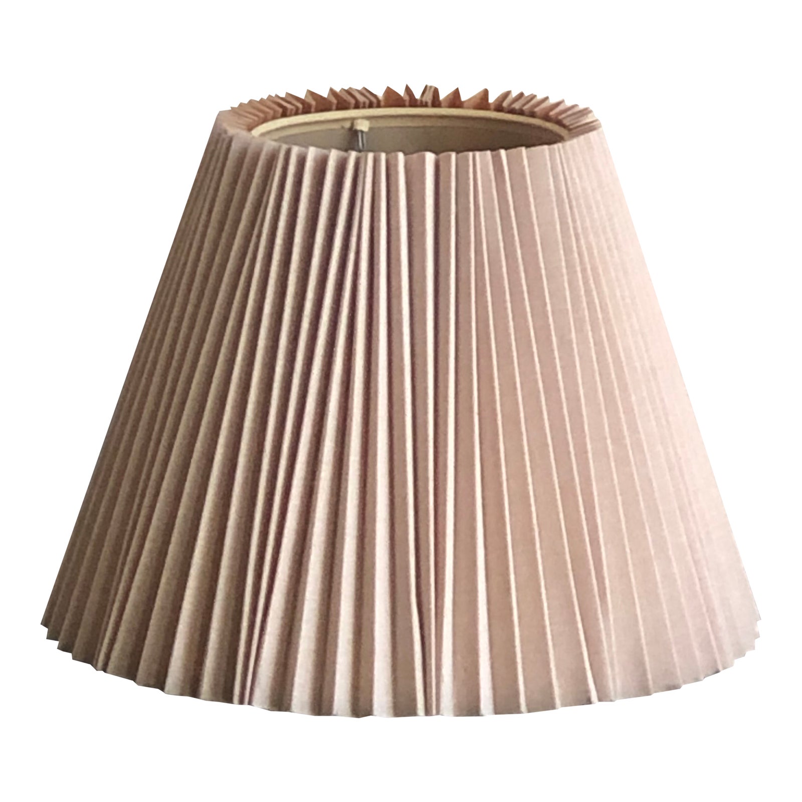 Small Mid20th Century Inverted Knife Pleated Lamp Shade Chairish
