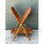 Mid 20th Century Vintage Rattan Folding Newspaper Holder For Sale - Image 5 of 12