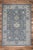 Textile Early 21st Century Gray & Blue Floral Design Handwoven Wool Modern Turkish Oushak Rug 9'9" X 13'11" For Sale - Image 7 of 10