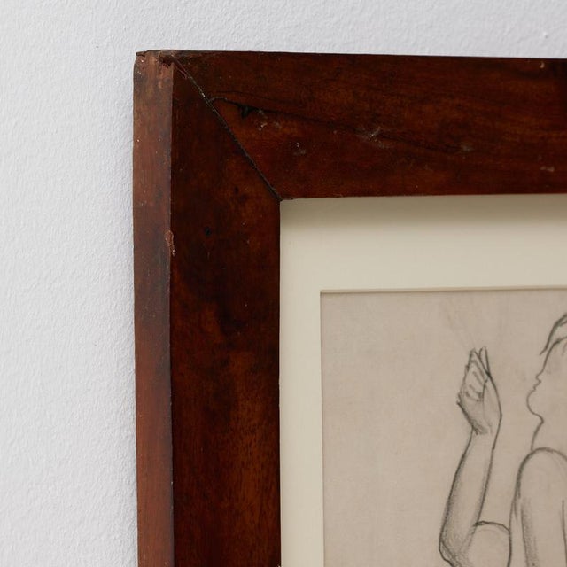 Togores for Kahnweilers Galerie Simon, Figure, 1923, Drawing on Paper, Framed For Sale - Image 4 of 17