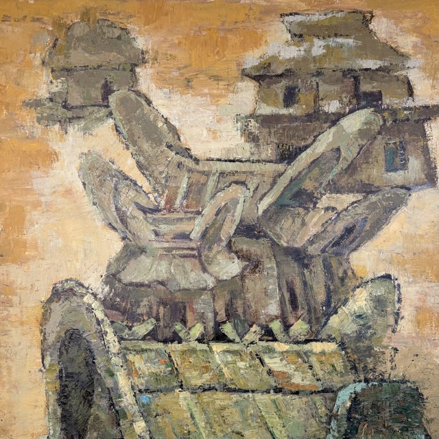 Takahashi Yoshikazu, Nest, 1982, Oil on Canvas For Sale - Image 4 of 9