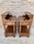 Mid 20th Century Spanish Wood Nightstands, Set of 2 For Sale In Miami - Image 6 of 18