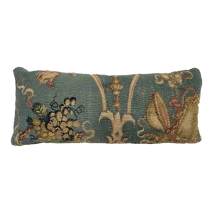 Contemporary Pillow Made From 18th Century French Tapestry