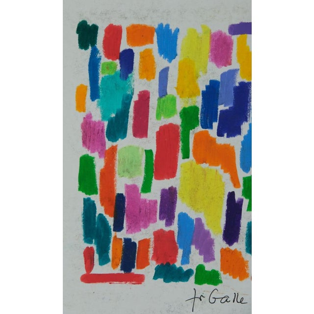 Modern Françoise Galle, The Color Maze, Pastel For Sale - Image 3 of 8