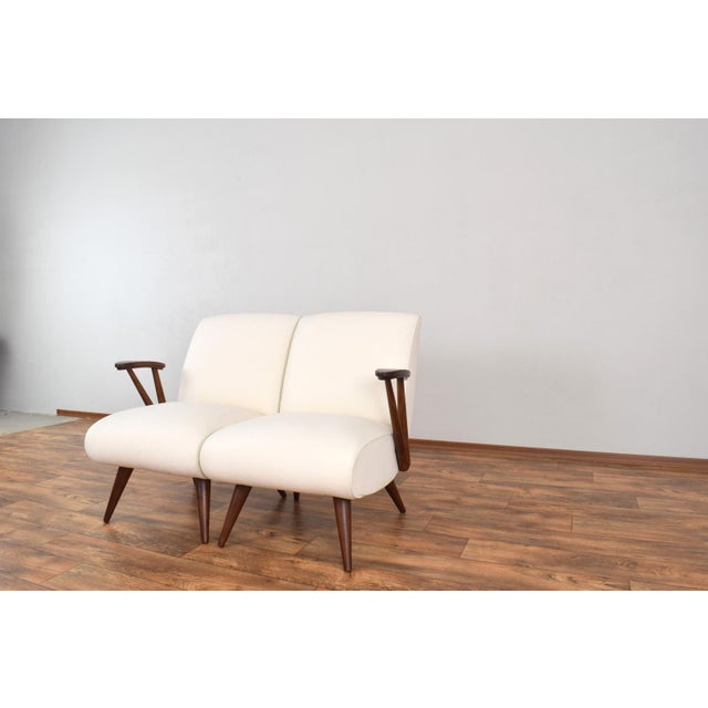 Wood Mid-Century Modern Polish Lounge Chairs, 1960s, Set of 2 For Sale - Image 7 of 18