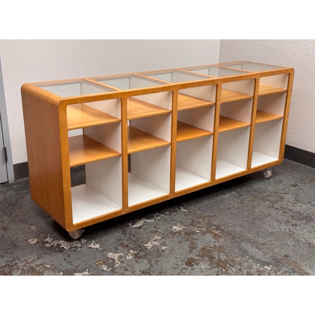2000 - 2009 Bespoke Retail Display Case on Casters For Sale - Image 5 of 12