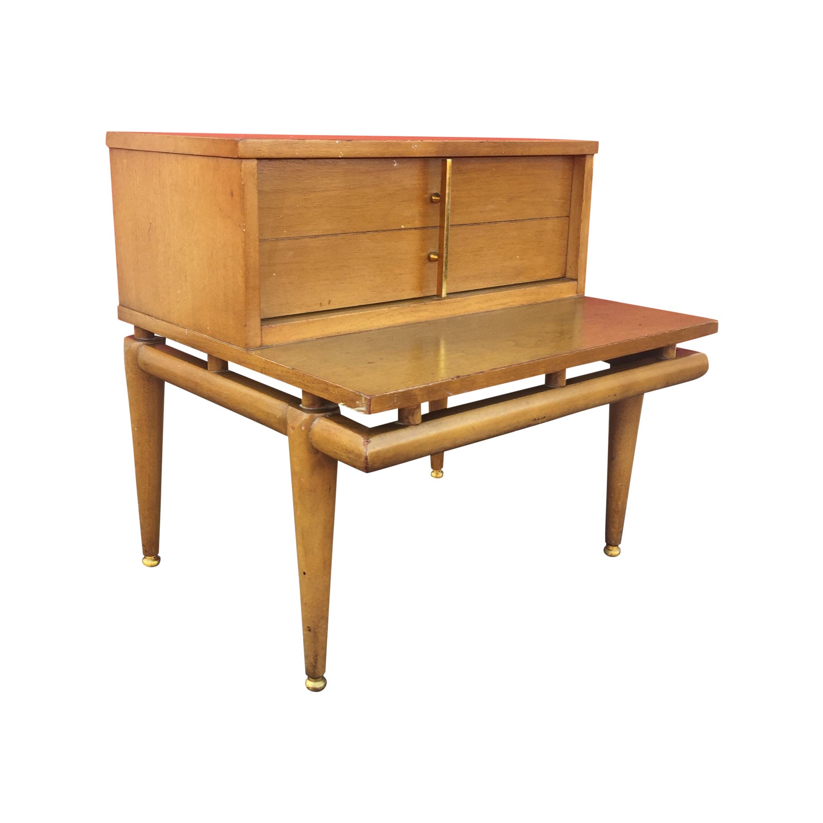 Mid Century End Table With Drawer by Kent Coffey Chairish