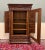 Antique French Renaissance Revival Bookcase Cabinet Side Doors Oak C. 1880s For Sale - Image 4 of 13