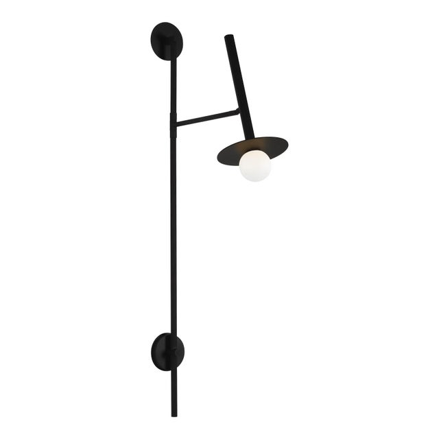 Contemporary Kelly Wearstler by Visual Comfort Studio Nodes Large Pivot Sconce, Black For Sale - Image 3 of 5