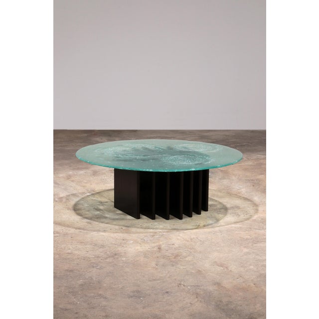Sculptural Glass Coffee Table by Heinz Lilienthal, Germany, 1970s For Sale - Image 15 of 15