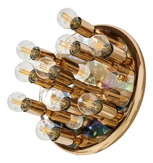 Brass Wall Lamp from Orion, 1980s