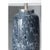 Metal Blue Texture Ceramic Luxury Table Lamp For Sale - Image 7 of 9