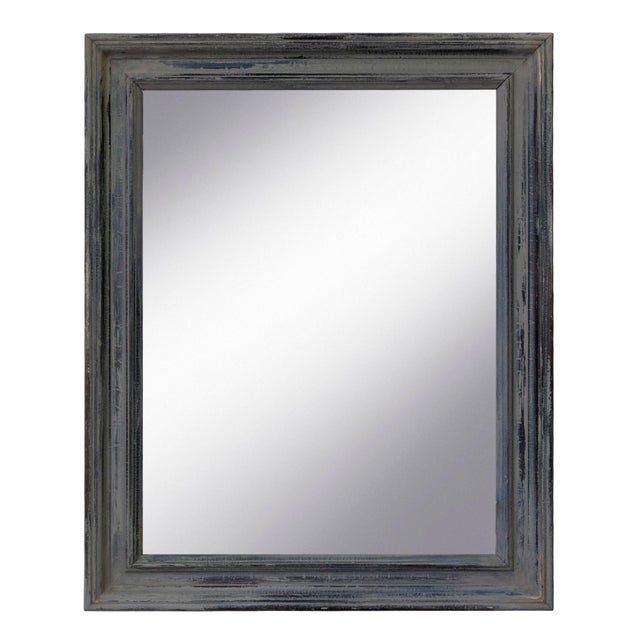 1970s Gray Wall Mirror For Sale In Los Angeles - Image 6 of 6