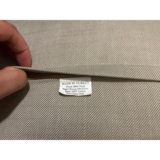 1980s Authentic Wool Cushion Cover For Sale - Image 5 of 10