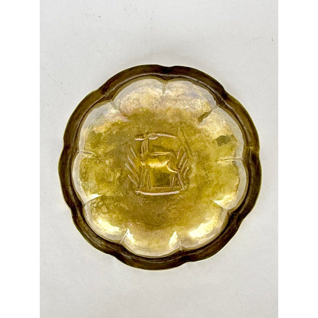 1920s Weimar Germany Art Deco Brass Bowl, Dresden 1925 For Sale - Image 5 of 6