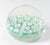 Mid 20th Century Mid-Century Italian Murano Art Glass Green Millefiori Paperweight For Sale - Image 5 of 8