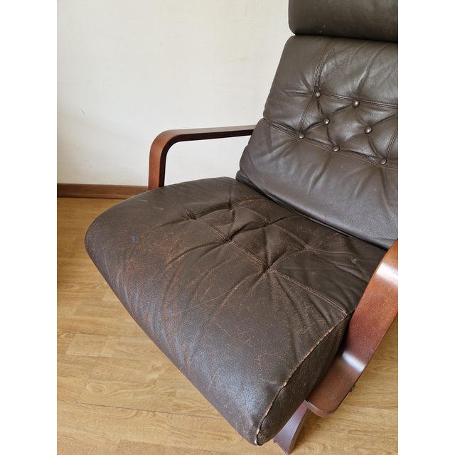 Vintage Scandinavian Lounge Chairs from Meblo, Yugoslavia, 1970s, Set of 2 For Sale - Image 18 of 18
