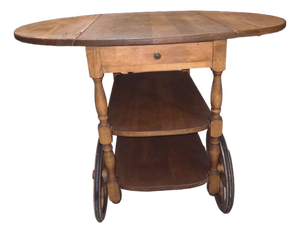 1960s Drop Leaf Tea Cart