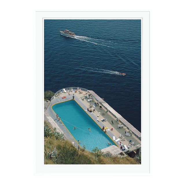 Belvedere Pool 1984 by Slim Aarons Framed C-Print For Sale