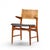 Mid-Century Modern E. Knudsen for Jensen & Lykkegaard Model 48 Mid Century Danish Teak and Cane Dining Arm Chair For Sale - Image 3 of 7