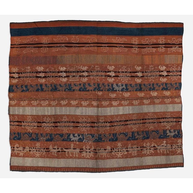 Mid-Century Tapis of Lampung Ceremonial Cloth, Indonesia For Sale - Image 4 of 7