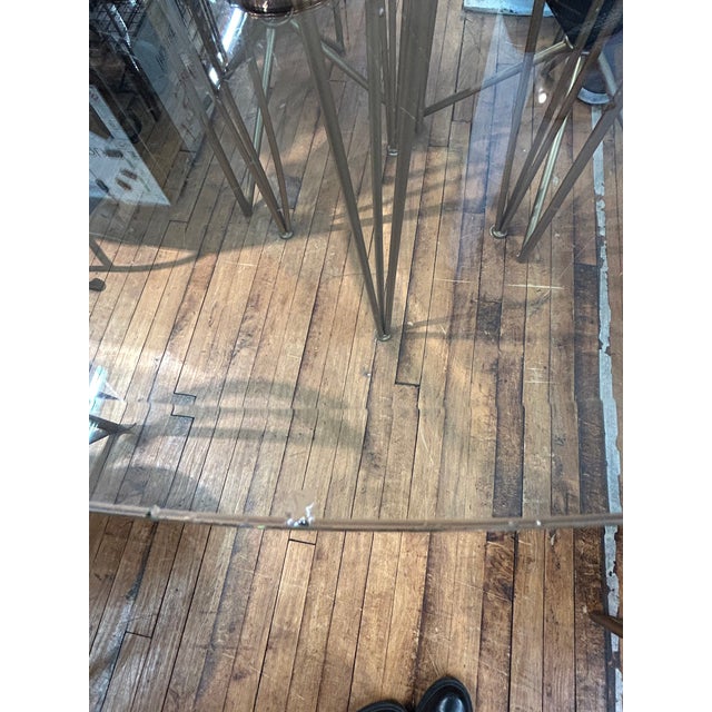 Metal Minson Midcentury Modern Round Table and 4 Chairs For Sale - Image 7 of 13