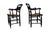 Ethan Allen Hitchcock-Style Chair Design: These chairs are known for their black finish, gold stenciling, and rush seats....