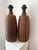 Mid-Century Modern Stoneware Table Lamps with Structured Relief from Anorld Wiigs, Norway, 1970s, Set of 2 For Sale - Image 3 of 6
