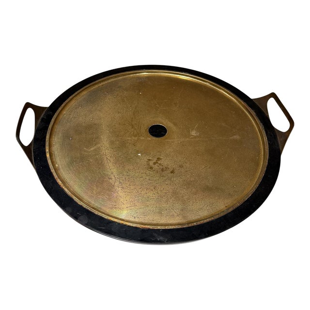 Mid-Century Modern Casserole Server Service Tray Hollywood Regency For Sale