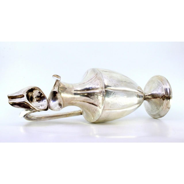 Silver Wine Jug with Engraved Wine Motifs For Sale - Image 4 of 8