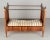 Wood 19th Century Napoleon III Child's Bed, Solid Cherry Wood, Hand-Crafted For Sale - Image 7 of 12
