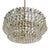 Mid-Century Three-Layered Glass Kinkeldey Chandelier, 1960s For Sale