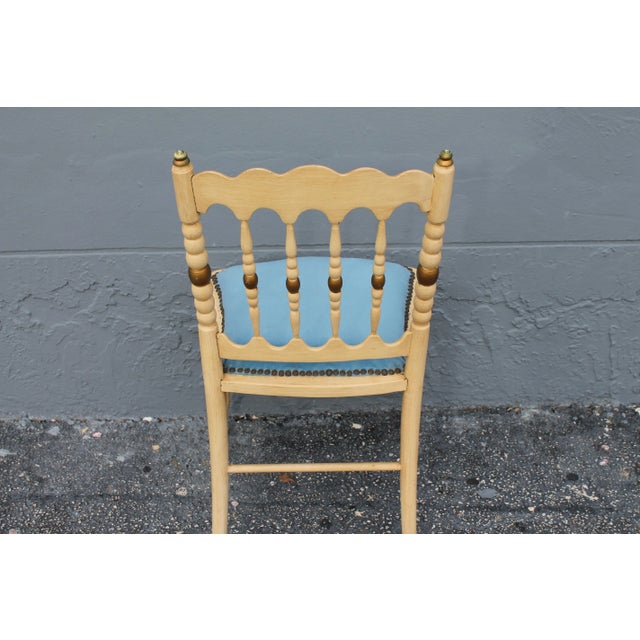 Wood 1940s Wood/ Patinated Occasional Chair For Sale - Image 7 of 8