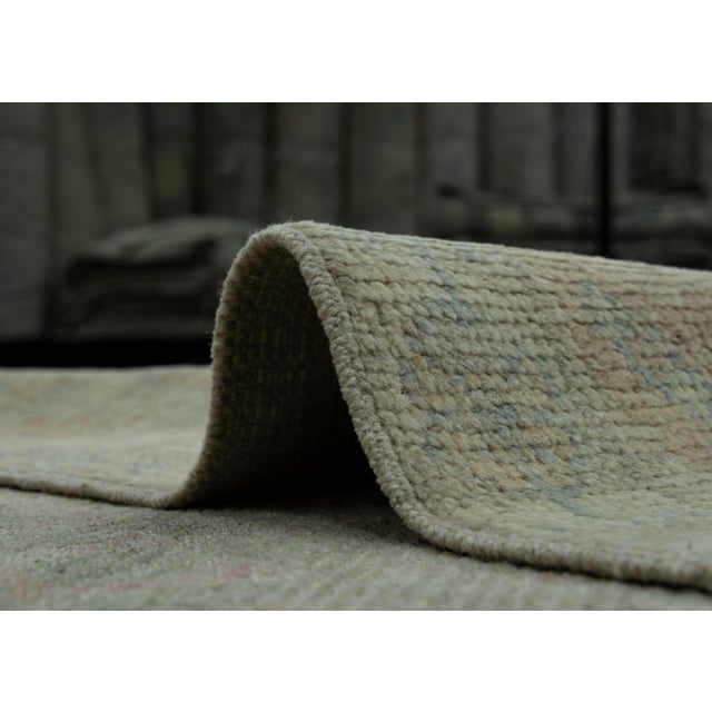 Textile Turkish Oushak Rug 4'10" x 7'3" #17298 For Sale - Image 7 of 8