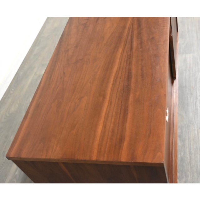 1960s Refinished Walnut Dresser Mainline by Hooker For Sale In Boston - Image 6 of 11