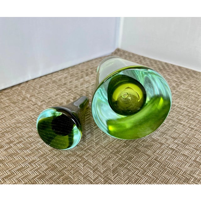 Italian Seguso Vetri d'Arte Glass Flavio Poli Italian Art Glass Perfume Bottle For Sale - Image 3 of 9