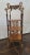 Wood 1880s Victorian Wicker Bamboo Heywood Brothers Co. ( Heywood Wakefield) Etagere Nick Nack Table For Sale - Image 7 of 8