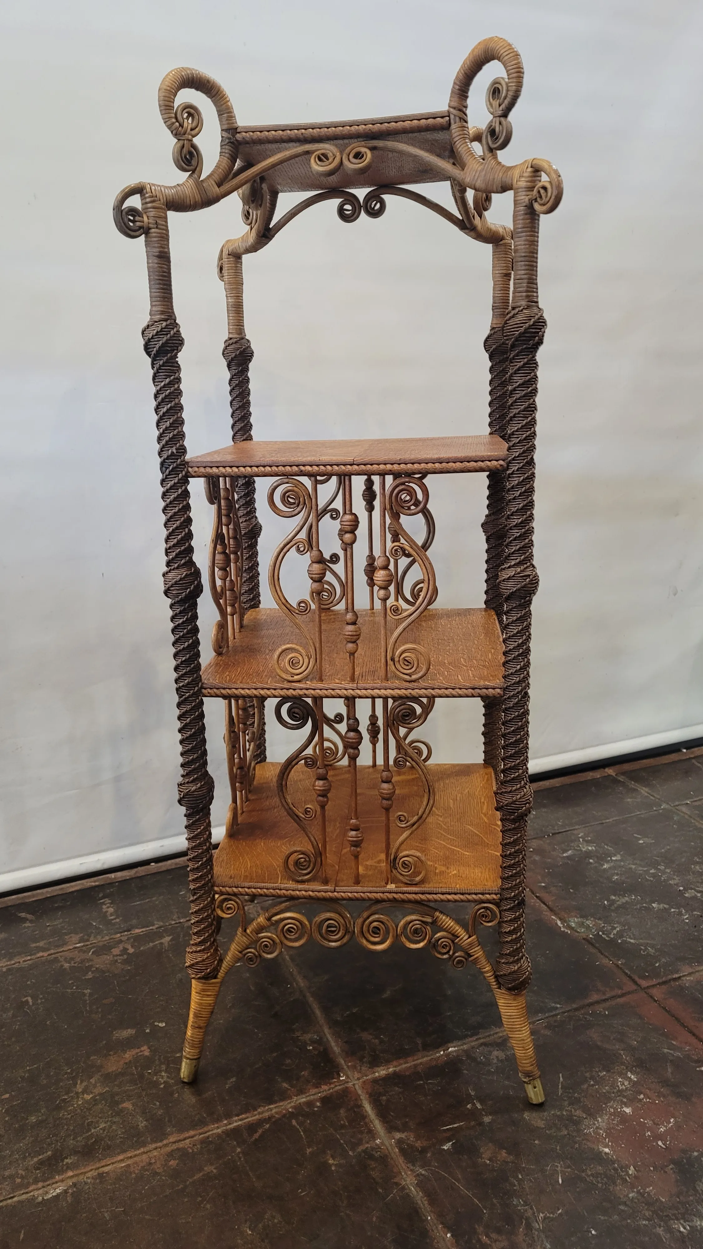 1880s Victorian Wicker Heywood Brothers Co. ( Hewood Wakefield