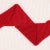 Contemporary Sample - Schumacher Lazare Applique Tape in Red on Ivory For Sale - Image 3 of 5