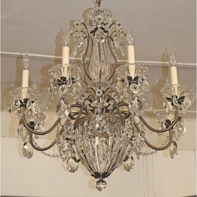 Schonbek Bagatelle 10 Light 1260-211 Crystal Chandelier 29 X 26.5 X 26.5 For Sale - Image 11 of 16