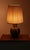 Majolica Ceramic Table Lamp with Pleated Shade from Karlsruher Majolika, 1965 For Sale - Image 6 of 13
