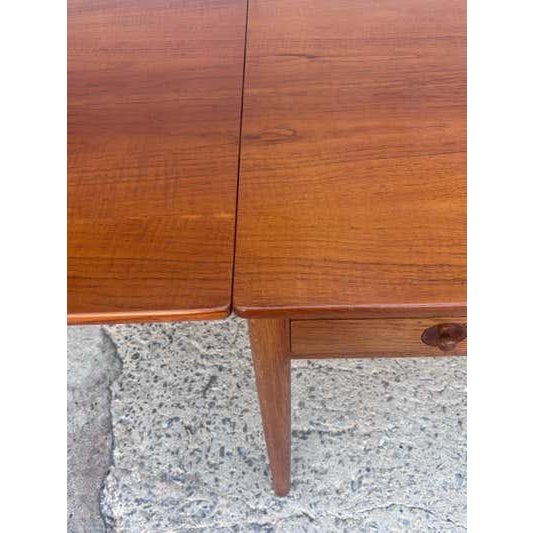 Mid 20th Century Hans J. Wegner Model 305 Drop-Leaf Desk, Oak & Teak, 1960 For Sale - Image 5 of 17