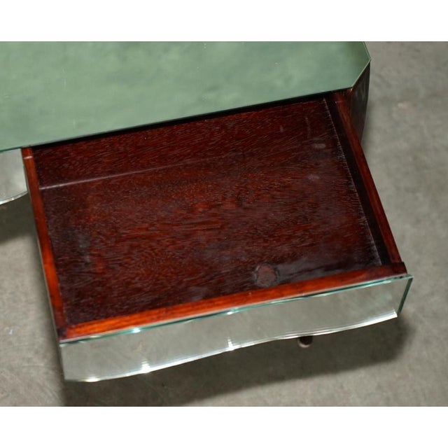 Venitian Bevelled Glass Console Table with Drawers by Aeg, 2010 For Sale - Image 10 of 18