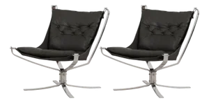 Set of Vintage Falcon Chairs by Sigurd Ressell for Vatne Møbler, 1970s