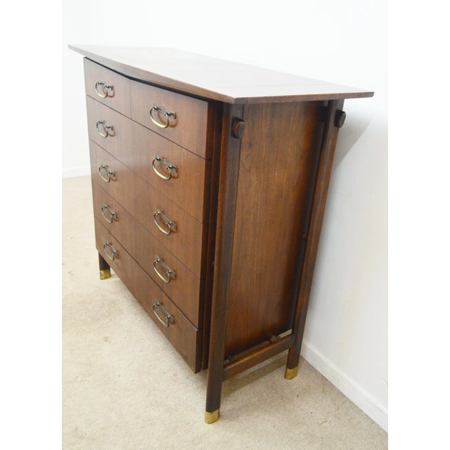 Mid 20th Century Baker Furniture Chest of Drawers For Sale - Image 5 of 12