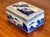 White Chinese Export Blue and White Porcelain Box For Sale - Image 8 of 11
