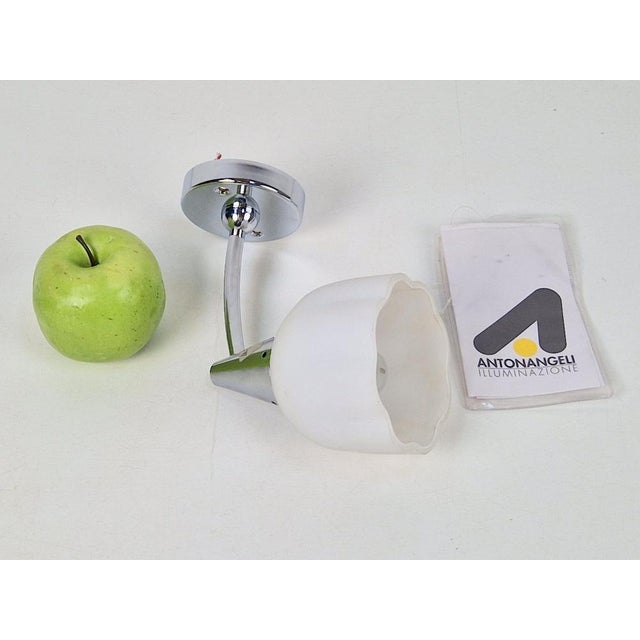 Vintage Circe Wall Lamp in Glass and Metal from Antonangeli Illuminazioni, 1980s For Sale - Image 9 of 14