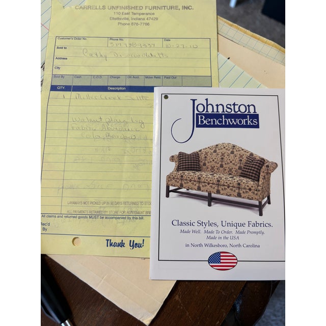 Johnston Benchworks Millers Creek Settle For Sale In Indianapolis - Image 6 of 6