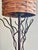 Tree-Like Welded Iron Floor Lamp With Woven Wood Shade For Sale - Image 10 of 17